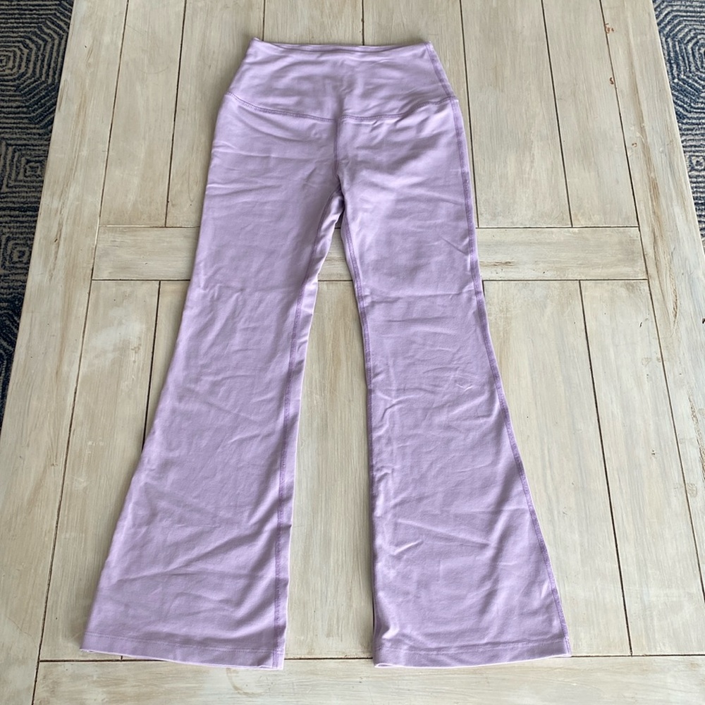 Splits59 Lavender Purple Flare Leggings Small Short